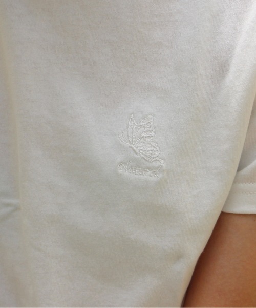 one way（ワンウェイ）の「【oneway Jeans】バタフライTシャツ（Tシャツ/カットソー・レディース・ホワイト/ブラック/ダークグリーン/パープル/ダークパープル/ホワイト系その他/ライトブルー・FREE）」の14枚目の写真