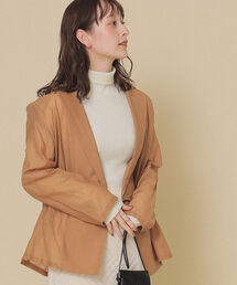 Ray BEAMS | Ray BEAMS / オーガンジー 2ボタン ダブルジャケット(テーラードジャケット)