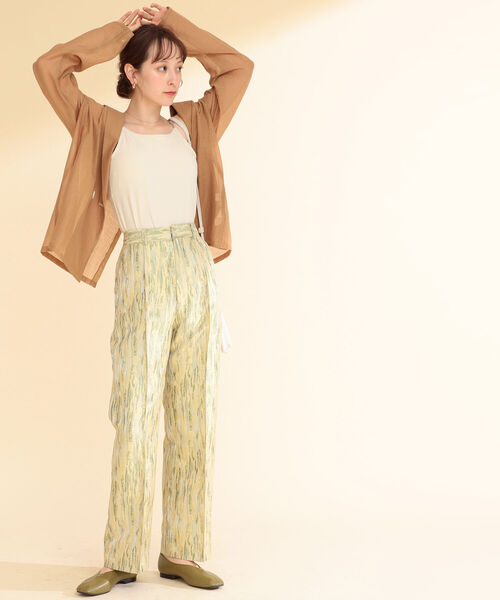 Ray BEAMS（レイビームス）の「Ray BEAMS / オーガンジー 2ボタン ダブルジャケット（テーラードジャケット・レディース・ブラック/ブラウン系その他・1/0）」の22枚目の写真