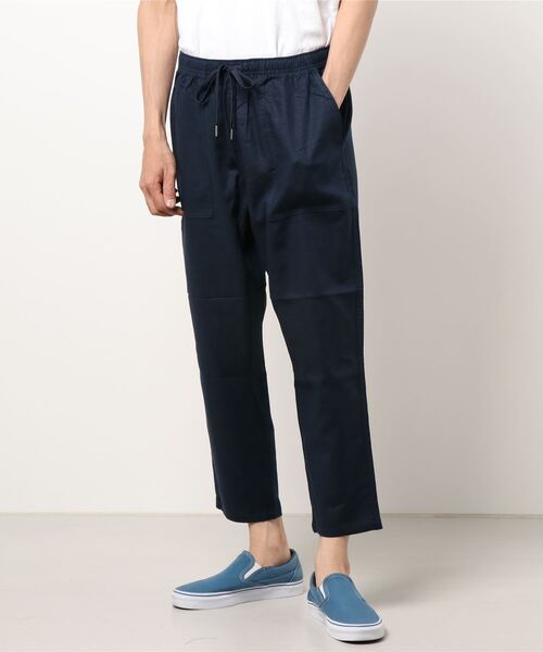 JEANS MATE（ジーンズメイト）の「接触冷感クロップドパンツ（その他パンツ・メンズ・ブルー/チャコールグレー/ネイビー/ベージュ/カーキ・LARGE/MEDIUM/X-LARGE）」の4枚目の写真