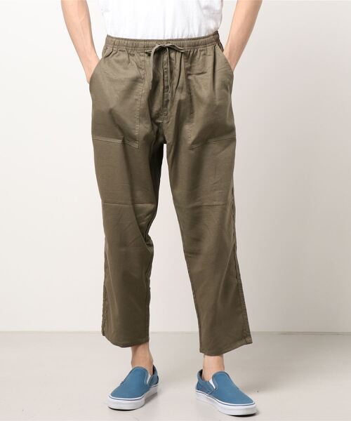 JEANS MATE（ジーンズメイト）の「接触冷感クロップドパンツ（その他パンツ・メンズ・ブルー/チャコールグレー/ネイビー/ベージュ/カーキ・LARGE/MEDIUM/X-LARGE）」の3枚目の写真