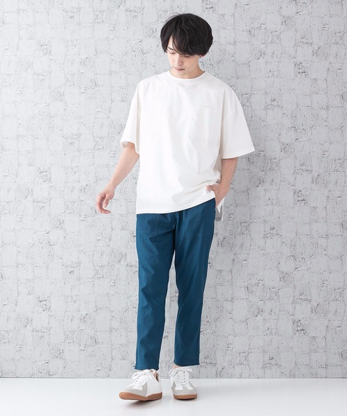 JEANS MATE（ジーンズメイト）の「接触冷感クロップドパンツ（その他パンツ・メンズ・ブルー/チャコールグレー/ネイビー/ベージュ/カーキ・LARGE/MEDIUM/X-LARGE）」の16枚目の写真