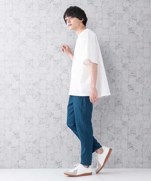 JEANS MATE（ジーンズメイト）の「接触冷感クロップドパンツ（その他パンツ・メンズ・ブルー/チャコールグレー/ネイビー/ベージュ/カーキ・LARGE/MEDIUM/X-LARGE）」の18枚目の写真