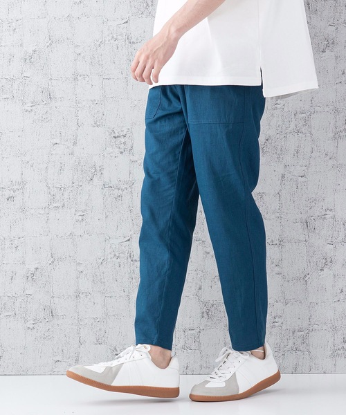 JEANS MATE（ジーンズメイト）の「接触冷感クロップドパンツ（その他パンツ・メンズ・ブルー/チャコールグレー/ネイビー/ベージュ/カーキ・LARGE/MEDIUM/X-LARGE）」の20枚目の写真