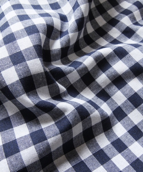 &. NOSTALGIA（アンドドットノスタルジア）の「リネンギンガムチェックスカート（スカート・レディース・ブラック/ネイビー・FREE）」の19枚目の写真