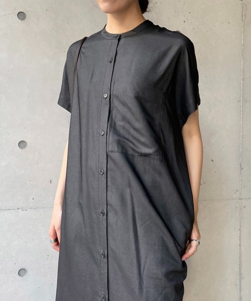 CAPRICIEUX LE'MAGE（カプリシューレマージュ）の「チェックデニムシャツワンピース（ワンピース・レディース・ブラック/ブラウン・FREE）」の18枚目の写真