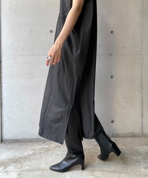 CAPRICIEUX LE'MAGE（カプリシューレマージュ）の「チェックデニムシャツワンピース（ワンピース・レディース・ブラック/ブラウン・FREE）」の19枚目の写真