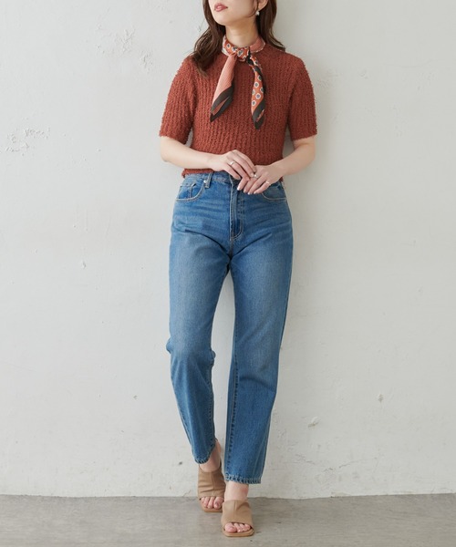 natural couture（ナチュラルクチュール）の「もしゃもしゃおしゃれニット（ニット/セーター・レディース・オフホワイト/ピンク/レンガ・FREE）」の22枚目の写真