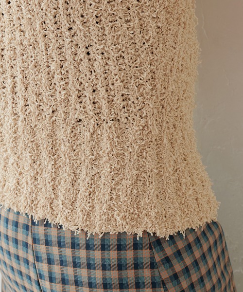 natural couture（ナチュラルクチュール）の「もしゃもしゃおしゃれニット（ニット/セーター・レディース・オフホワイト/ピンク/レンガ・FREE）」の19枚目の写真