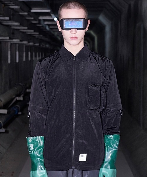 【AA/C】Zippered Hybrid Over-Shirt 19ME1004