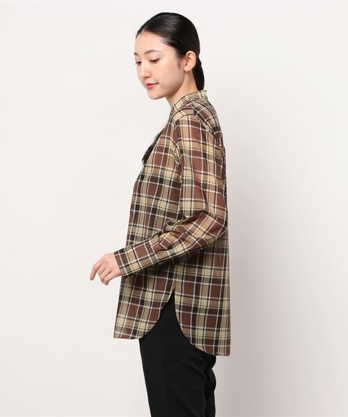 AURALEE（オーラリー）の「AURALEE / シアーシャツ（シャツ/ブラウス・レディース・マスタード・0）」の5枚目の写真