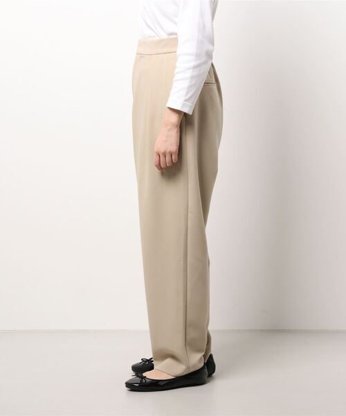 INED CLARO（イネドクラロ）の「《INED CLARO》タックパンツ（その他パンツ・レディース・ブラック/ホワイト/ベージュ・フリー）」の4枚目の写真