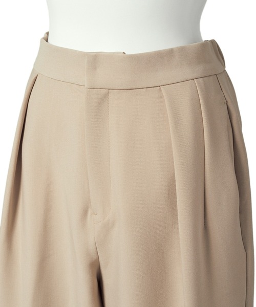 INED CLARO（イネドクラロ）の「《INED CLARO》タックパンツ（その他パンツ・レディース・ブラック/ホワイト/ベージュ・フリー）」の9枚目の写真