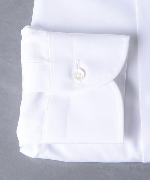 UNITED ARROWS（ユナイテッドアローズ）の「＜UNITED ARROWS＞ イージーケア ブロード セミワイドカラー（シャツ/ブラウス・メンズ・ホワイト/ライトブルー・38cm/39cm/40cm/41cm/37cm/36cm/42cm/43cm）」の6枚目の写真