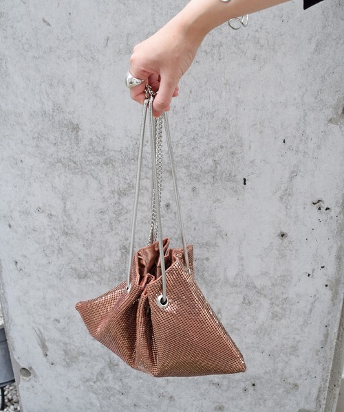Marient（マリエント）の「２way　Metalic BAG/ショルダーバッグ（ショルダーバッグ・レディース・ブラック/シルバー/ピンクゴールド・FREE）」の8枚目の写真
