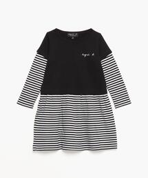 agnes b.（アニエスベー）の「J190 E ROBE キッズ ドッキングワンピース（ワンピース・キッズ）」