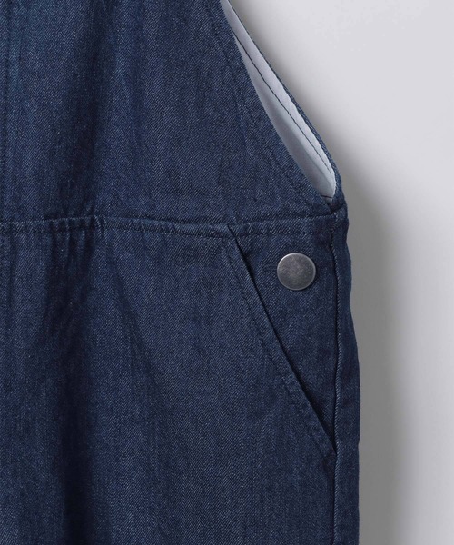 GLOBAL WORK（グローバルワーク）の「【キッズ】デニムオーバーオール/954957（サロペット/オーバーオール・キッズ・ネイビー/ブラック・100cm/120cm/110cm/140cm/150cm/130cm/160cm）」の8枚目の写真