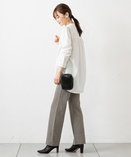 prose verse(プロズヴェール)の「モノグラム柄カットジャガードパンツ(その他パンツ・レディース・ブラック/ベージュ・フリ-)」の5枚目の写真