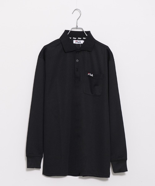 FILA(フィラ)の「【FILA/フィラ】ワンポイント ブランドロゴ刺繍 ポケット付き DRY 長袖ポロシャツ(ポロシャツ・メンズ・ホワイト/ブラック/ネイビー・LL/3L/M/L)」の17枚目の写真