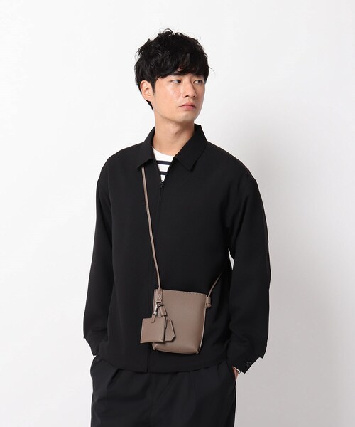 THE SHOP TK （ザ ショップ ティーケー ）の「◆ミニポーチセットポシェット（ショルダーバッグ・メンズ・チャコールグレー/ブラック/カーキ/サンドベージュ・00）」の11枚目の写真