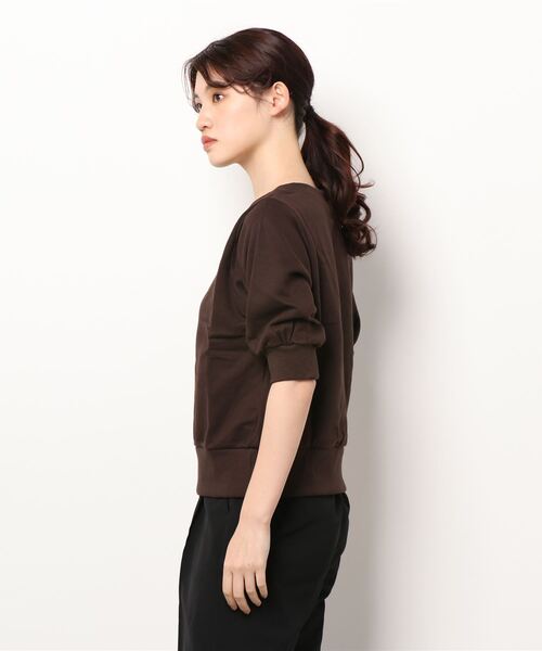 flower（フラワー）の「スウィートハーフスウェット（スウェット・レディース・ブラウン/グレー・FREE）」の9枚目の写真