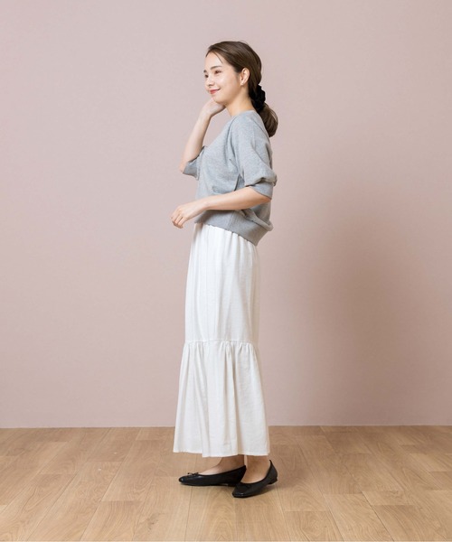 flower（フラワー）の「スウィートハーフスウェット（スウェット・レディース・ブラウン/グレー・FREE）」の11枚目の写真