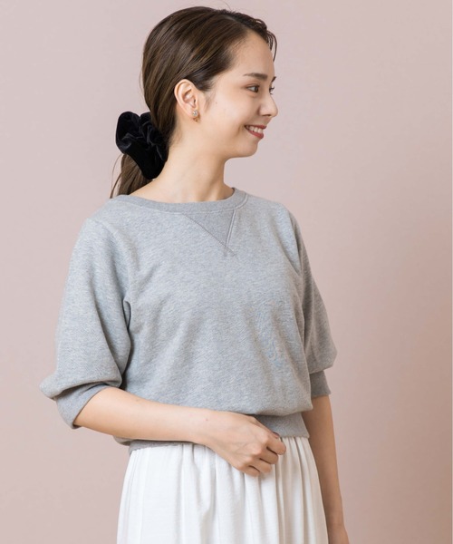 flower（フラワー）の「スウィートハーフスウェット（スウェット・レディース・ブラウン/グレー・FREE）」の7枚目の写真
