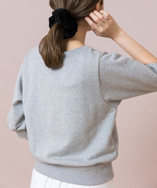 flower（フラワー）の「スウィートハーフスウェット（スウェット・レディース・ブラウン/グレー・FREE）」の3枚目の写真