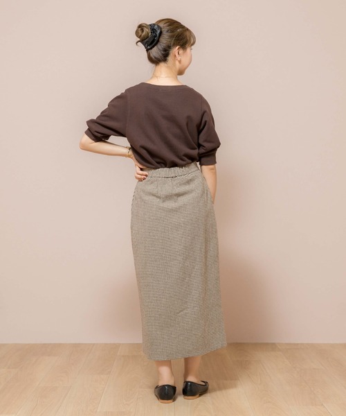 flower（フラワー）の「スウィートハーフスウェット（スウェット・レディース・ブラウン/グレー・FREE）」の19枚目の写真