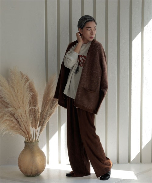 DONOBAN（ドノバン）の「STANFORDカレッジロゴルーズスウェット（スウェット・レディース・ホワイト/グリーン/ベージュ系その他・F）」の10枚目の写真