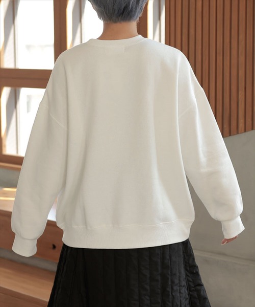 DONOBAN（ドノバン）の「STANFORDカレッジロゴルーズスウェット（スウェット・レディース・ホワイト/グリーン/ベージュ系その他・F）」の18枚目の写真