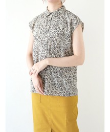 Te chichi | ジョーゼット単色花柄プリントシャツブラウス(シャツ/ブラウス)