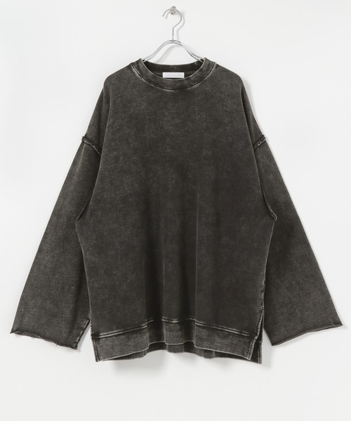 SENSE OF PLACE by URBAN RESEARCH（センスオブプレイスバイアーバンリサーチ）の「『UR TECH』エクストラルーズケミカルスウェット（スウェット・メンズ・ブラック/パープル/アイボリー・MEDIUM/LARGE）」の18枚目の写真