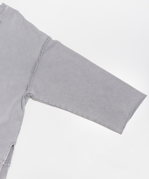 SENSE OF PLACE by URBAN RESEARCH（センスオブプレイスバイアーバンリサーチ）の「『UR TECH』エクストラルーズケミカルスウェット（スウェット・メンズ・ブラック/パープル/アイボリー・MEDIUM/LARGE）」の7枚目の写真