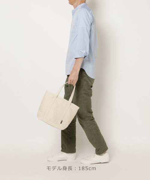 Cricket（クリケット）の「[クリケット] Cricket アルバートンダック生地 トートバッグ スモール 日本製（トートバッグ・メンズ・ホワイト・FREE）」の4枚目の写真