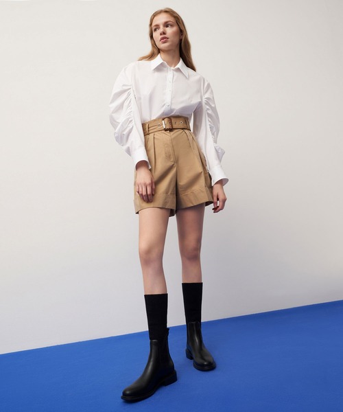 CHARLES & KEITH(チャールズ & キース)の「ニーハイ ニットソックスブーツ / Knee-High Knitted Sock Boots(ブーツ・レディース・ブラック/マルチ・22.5cm/23cm/23.5cm/24.5cm/25cm/25.5cm)」の17枚目の写真