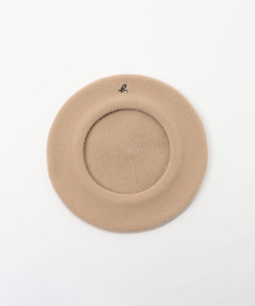 agnes b.(アニエスベー)の「AB73 BERET b. ウールベレー(ハンチング/ベレー帽・レディース・ベージュ・UNI)」の2枚目の写真