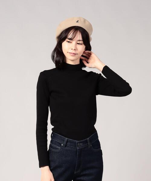 agnes b.(アニエスベー)の「AB73 BERET b. ウールベレー(ハンチング/ベレー帽・レディース・ベージュ・UNI)」の3枚目の写真