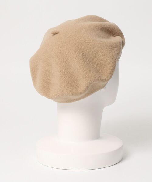 agnes b.(アニエスベー)の「AB73 BERET b. ウールベレー(ハンチング/ベレー帽・レディース・ベージュ・UNI)」の6枚目の写真