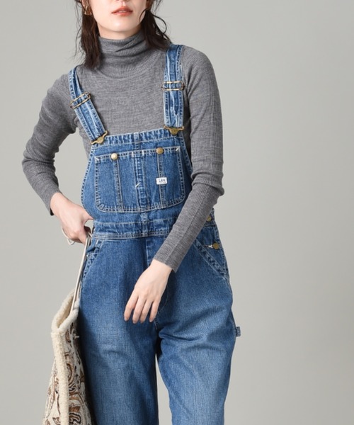 Lee(リー)の「【Lee】TAPERD OVERALL(サロペット/オーバーオール・レディース・インディゴブルー/ブルー・FREE)」の1枚目の写真