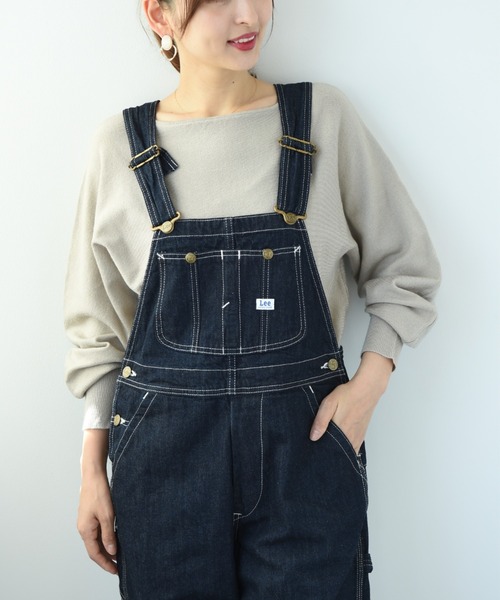Lee(リー)の「【Lee】TAPERD OVERALL(サロペット/オーバーオール・レディース・インディゴブルー/ブルー・FREE)」の6枚目の写真