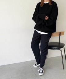 CANAL JEAN | via j(ヴィアジェイ) あぜオーバーサイズニット(ニット/セーター)