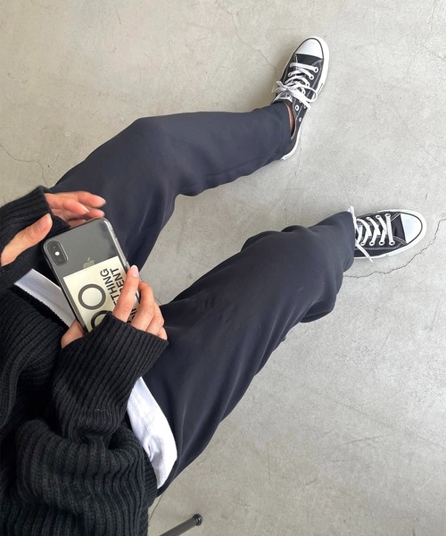 CANAL JEAN(キャナルジーン)の「via j(ヴィアジェイ) あぜオーバーサイズニット(ニット/セーター・レディース・ブラック/ベージュ/ブラウン・ONE SIZE)」の7枚目の写真