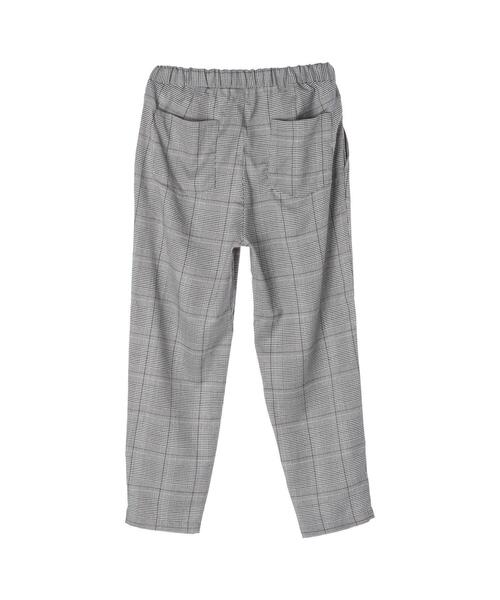 koe(コエ)の「TRチェックテーパードパンツ*(スラックス・レディース・ブラック系その他/チェック・S/M/L)」の15枚目の写真