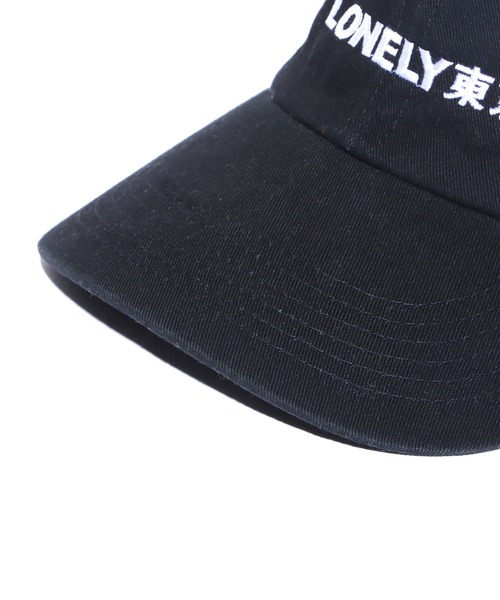 LONELY/論理（ロンリー）の「別注：LONELY(論理)/ロンリー LONELY東京 フロントロゴキャップ（キャップ・メンズ・ブラック/ベージュ・FREE）」の17枚目の写真