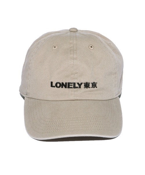 LONELY/論理（ロンリー）の「別注：LONELY(論理)/ロンリー LONELY東京 フロントロゴキャップ（キャップ・メンズ・ブラック/ベージュ・FREE）」の18枚目の写真