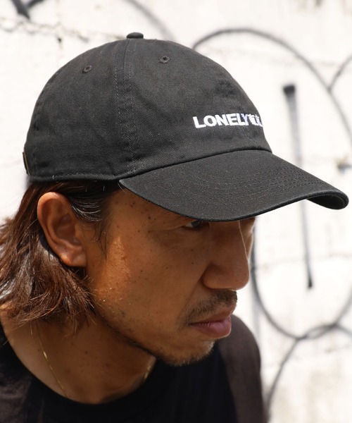 LONELY/論理（ロンリー）の「別注：LONELY(論理)/ロンリー LONELY東京 フロントロゴキャップ（キャップ・メンズ・ブラック/ベージュ・FREE）」の15枚目の写真