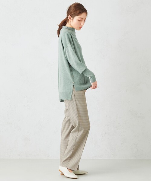 Feroux(フェルゥ)の「【sont. by Feroux】ガンクラブチェックパンツ(その他パンツ・レディース・黄土色系1/ダークブラウン系・2/1)」の14枚目の写真