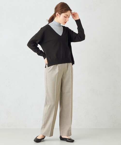 Feroux(フェルゥ)の「【sont. by Feroux】ガンクラブチェックパンツ(その他パンツ・レディース・黄土色系1/ダークブラウン系・2/1)」の17枚目の写真