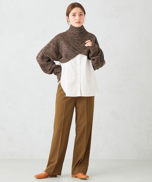 Feroux(フェルゥ)の「【sont. by Feroux】ガンクラブチェックパンツ(その他パンツ・レディース・黄土色系1/ダークブラウン系・2/1)」の20枚目の写真